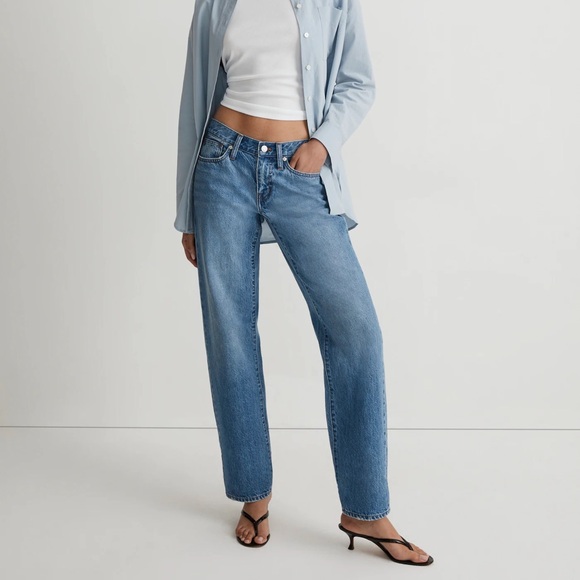 Madewell Low Slung Baggy Straight - Picture 1 of 4